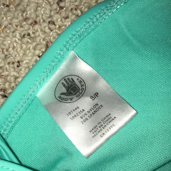 Blue body glove cross back bikini top - Picture 2 of 2